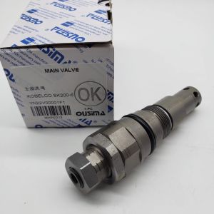 YN22V00001F1 Excavator Hydraulic Valve , Kobelco SK200-6E Main Relief Valve