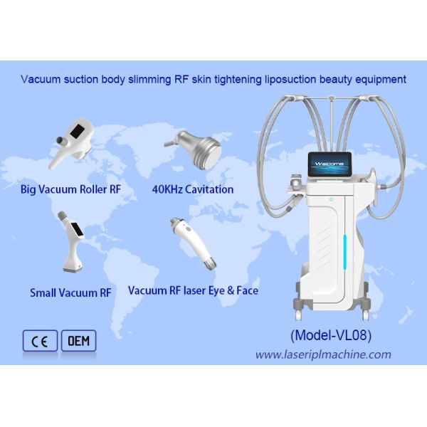 Buy RF Skin Tightening Liposuction Beauty Equipment Vacuum Suction Body Slimming at wholesale prices
