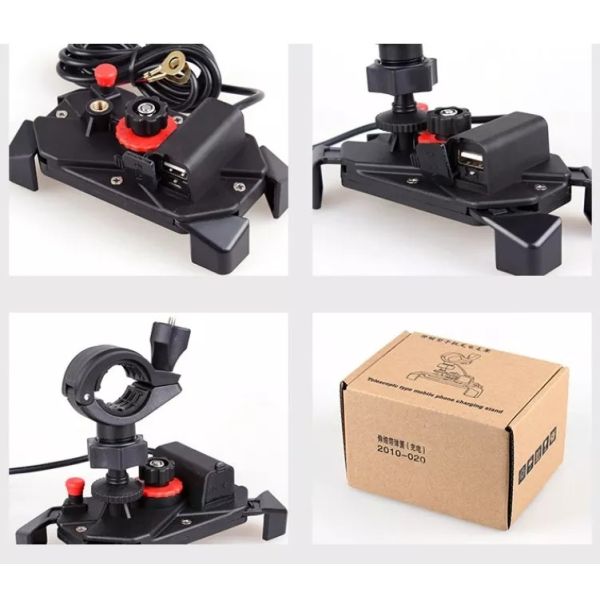 ODM Waterproof Motorcycle Phone Mount , Mobile Phone Bracket Holder