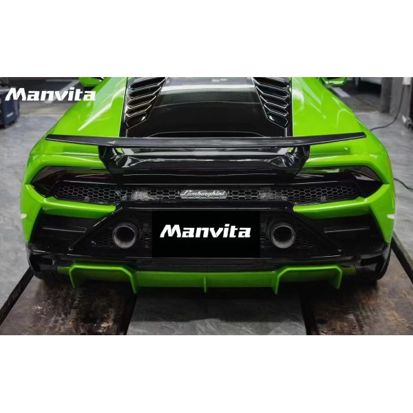 LP580 LP610 Lamborghini Huracan Evo Body Kit Tecnica Style Carbon Fiber Spoiler Wing