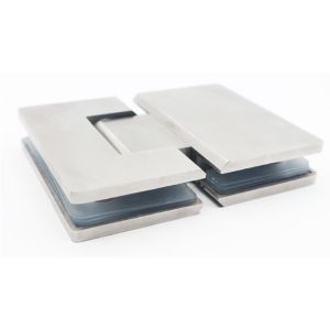 Stainless Steel 304 Door Window Hinges with Matt Black Finish 180 Degree Glass