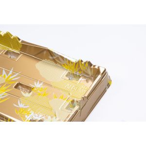 Sushi Trays With Lids For Takeout And Desserts Disposable Pet With Cover Pastry