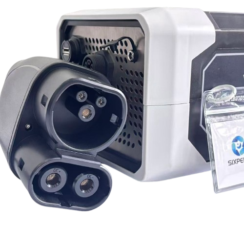 3.5kw 5kW V2L Portable Discharger With GBT CHAdeMo CCS NACS Tesla DC Charger