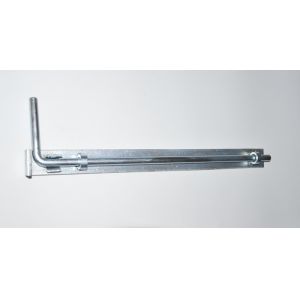 Long Galvanized Door latch DL609, lock for door Size: 18" and 24"