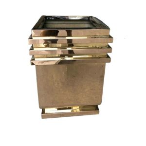 Planter box large outdoor flower pot stainless steel