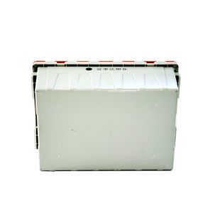 Rectangular Plastic Moving Box Containers with Lid Customized Color Silk