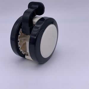 Screwed Bolt Dual Polyurethane Wheel Caster with Locking 3 Inch