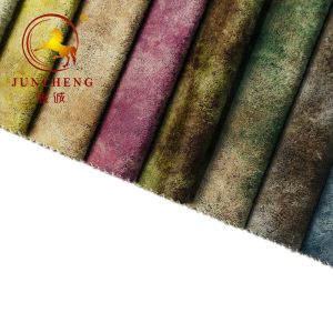 2019 new designs printed holland velvet for sofa fabric