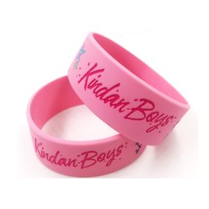 Hand Strap Luminous Silicone bracelet wrist Rubber Monochrome Printing strap