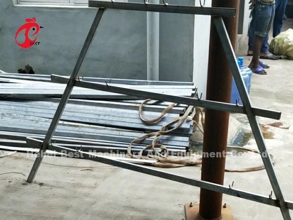 Cold Galvanized Poultry Battery Cage System 40 doors Egg Laying Chicken Cage Adela