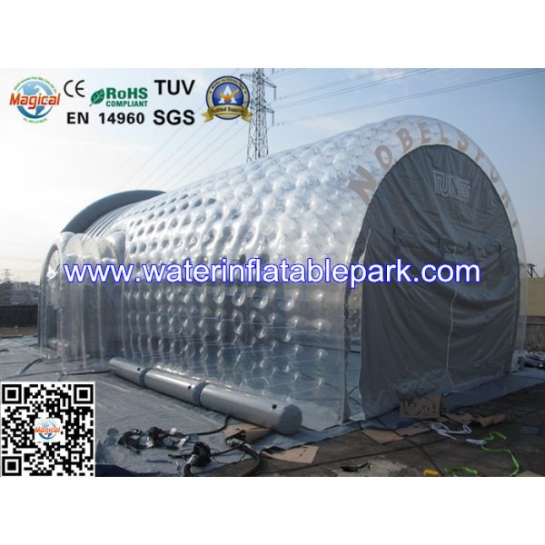 Outside Sealed Air Inflatable Tent For Outdoor Activity , 0.6mm PVC Tarpaulin