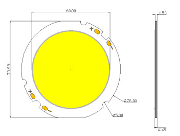 Super Bright US Bridgelux 30w 40w 50w Led Lamp Chip
