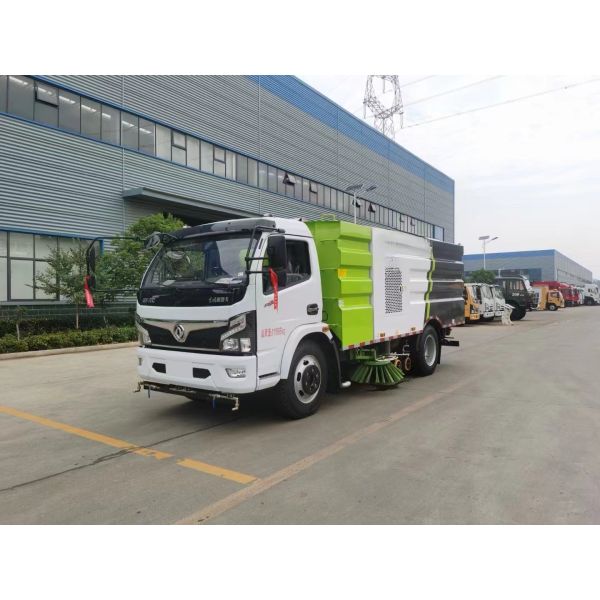 Pure Electric Road Sweeper With High-pressure Water Flushing Function for Airport Road Cleaning
