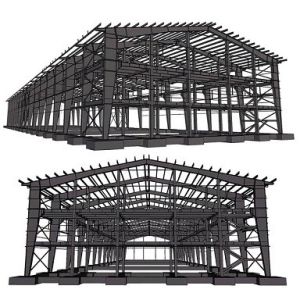 Grid Prefabricated Steel Workshop With Customized Design