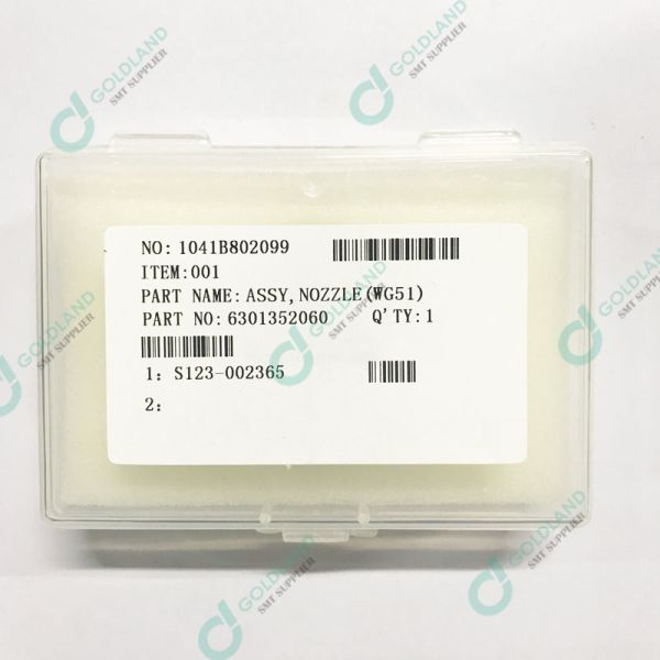 SMT pick and place machine spare parts Hitachi WG51 NOZZLE 6301352060 Nozzle