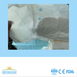 Disposable Fluff Pulp Adult Diaper Pants With Nonwoven Top Sheet