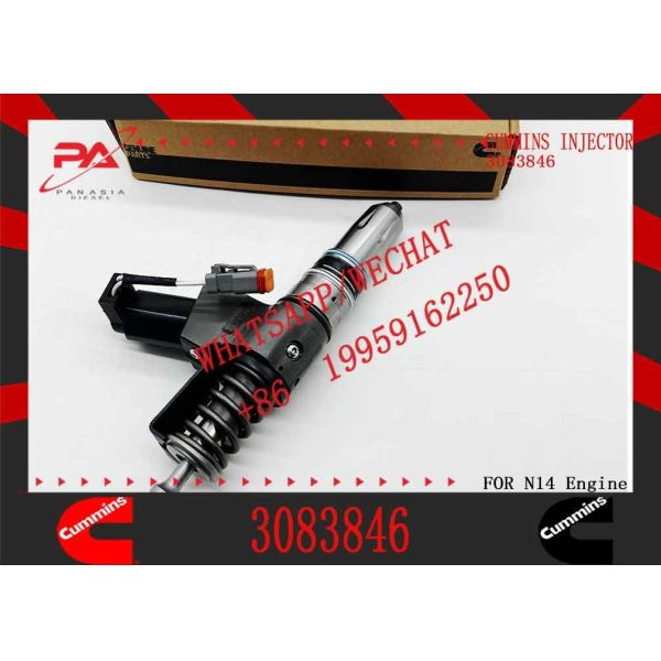Huida Genuine 3083622 3083846 3083849 3083846 Diesel Fuel 3087557 Fuel Injector Fit For Cummins QSN14 N14 Diesel Engine