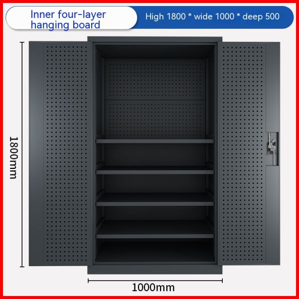 Commercial Furniture Double Door Storage Cabinet for Workshop and Office Organization