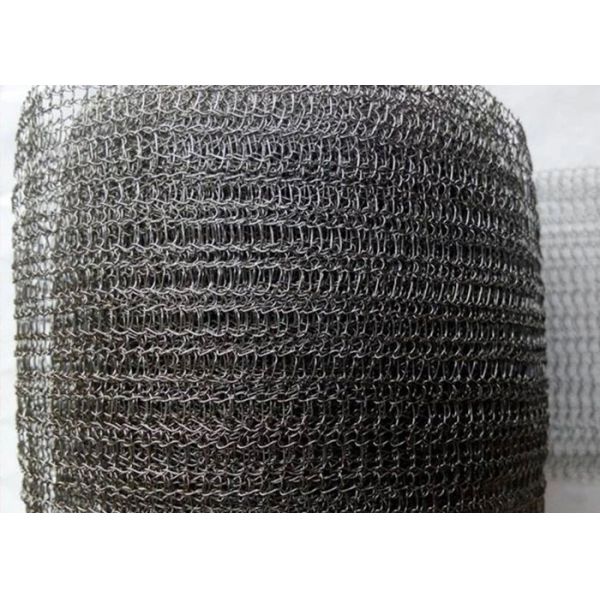 Air Filter Knitted Wire Mesh 0.12mm - 2.5mm Mechanical Exhaust Purification ROHS