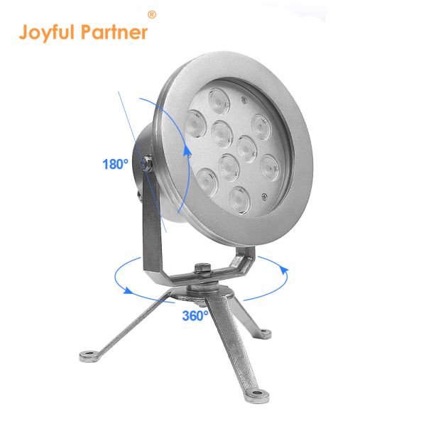 Colorful RGBW Water Fountain LED Lights DMX Control Stainless Steel Underwater Light