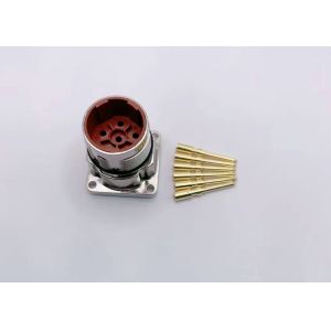 M23 Power Circular Wire Connector 6 Pin Servo Encoder Female Male Crimp Wire