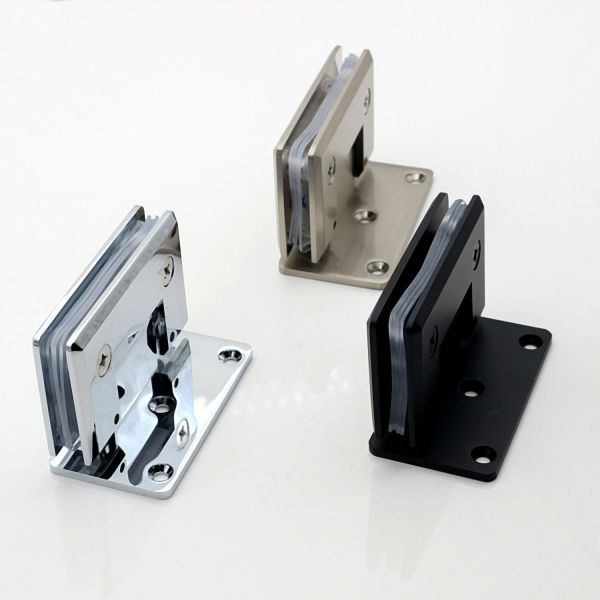 8-12 mm Toughened Glass Shower Door Hinge in Solid Brass Material for Hotel Bathroom