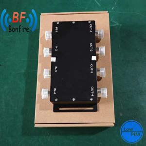 698-3800MHz UHF 3dB 4 in 4 out Matrix Hybrid Coupler for 4.3-10-F/DIN-F/N-F