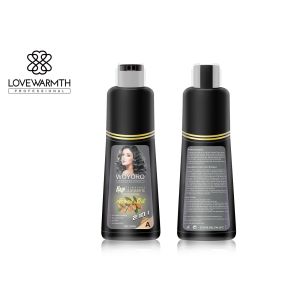 2 In 1 A Wash Ammonia Free Color Shampoo With Organ Oil 5 Min Dye Hair