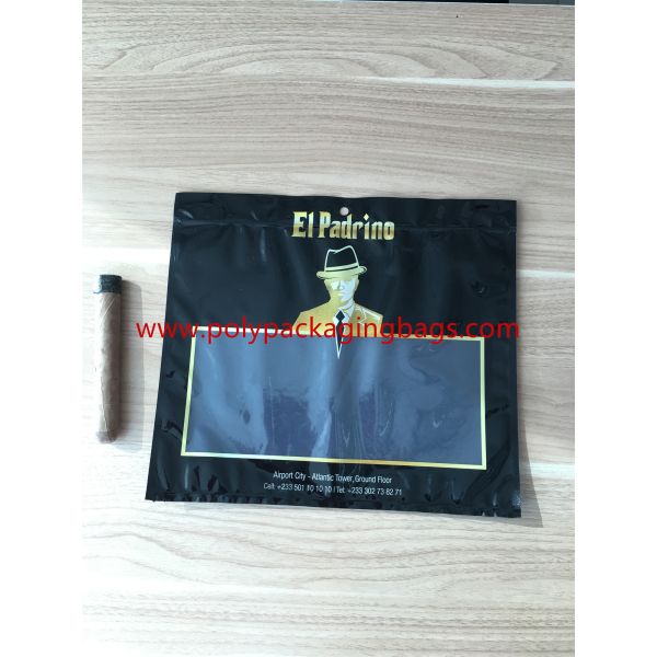 Large - Capacity Cigar Plastic Bags Sponge Humidification System Hold Ten