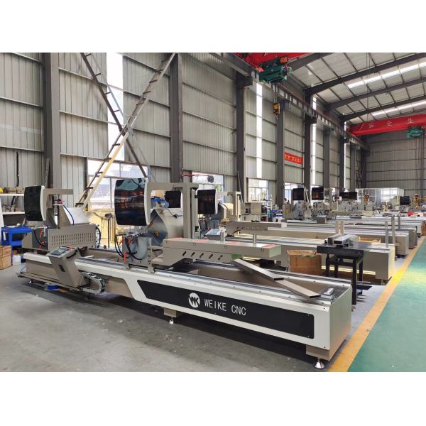 Buy CE  90 Degree Aluminium Mitre Saw Cnc Double Head Cutting Saw at wholesale prices
