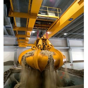 SGS Overhead Crane Orange Peel Grab Bucket For Digger
