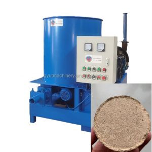 Biomass Wood Piston Press Briquetting Machine for Fuel Bar Rods Round Shape