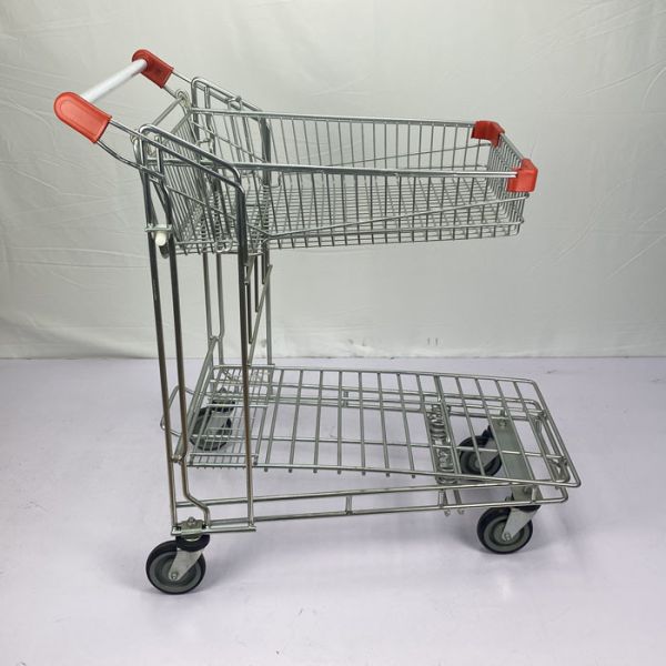 Tally Dedicated Q195 Steel Heavy Duty Warehouse Trolley Carrying Capacity 200kgs