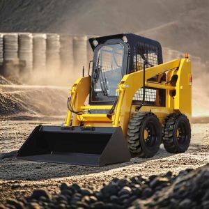 EPA CE Small Skid Steer Loader Minicargador 1400kg Skid Steer Stone Picker Skid