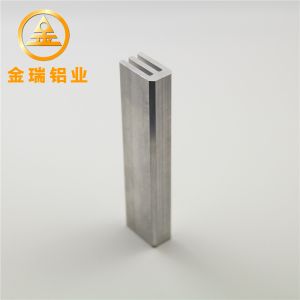 Sandblasted Heatsink Extruded Aluminium Profile 6063-T5 6061-T5 Material