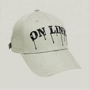 Custom Made Elegant Embroidered Baseball Caps Sun Protection Acylic / Wool