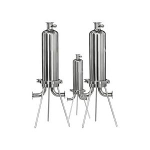 PP PE filter element single core filter stainless steel water filter housing