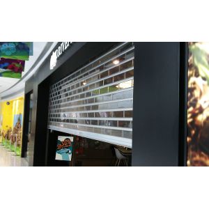 1.8mm Sturdy Polycarbonate Slat Clear View Roller Shutters
