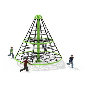 Double Layers Rope Play Equipment , Enduring Material Gametime Playground Equipment