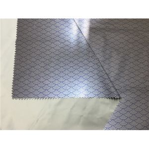 Abrasion Resistant Garment Leather Fabric Printed With Auspicious Clouds