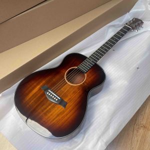 Quality Custom 36 Inch Solid KOA Wood Acoustic Guitar Taylr Style for sale