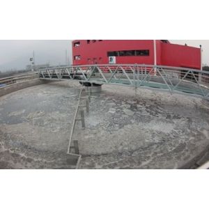 Peripheral Transmission Sludge Scraper System , Stainless Steel Bottom Sludge