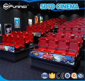China Heavy 7d Cinema System , 7d Motion Theater 13D Tilt Angle For Back / Forth on sale