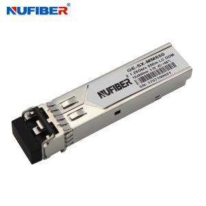 550m 850nm 1.25G SFP Transceiver Dual Fiber Multimode Hot Pluggable