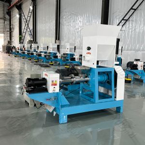 floating fish feed extruder machine designed for producing sinking and simple