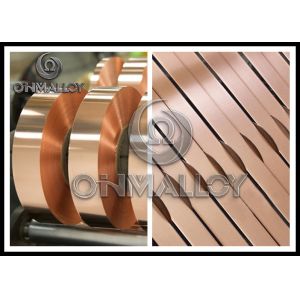 0.005mm~1mm thickness,Power Transformers Pure Copper Strip Elongation Good