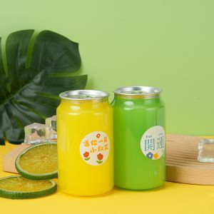 250ml 330ml 500ml Plastic Drinking Can For Juice