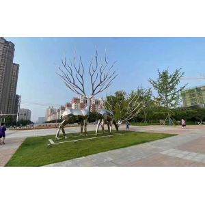 ODM Mirror Polished 316L Stainless Steel Animal Sculpture