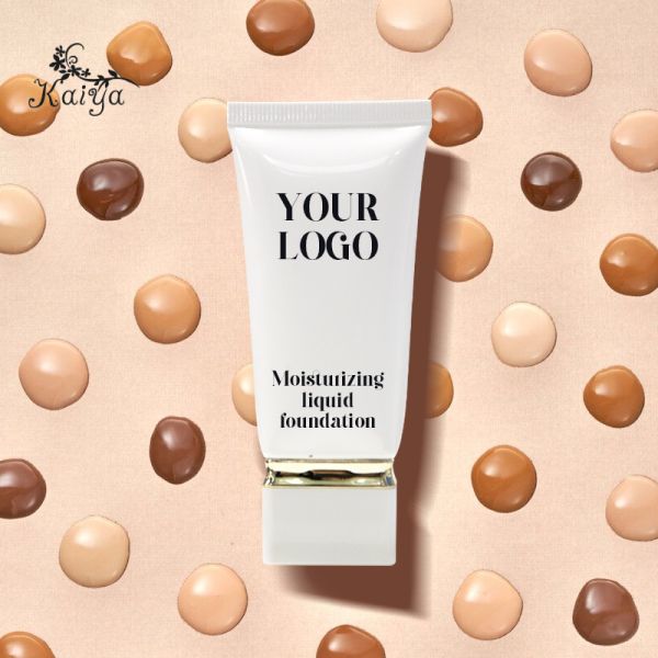 High Quality Full Coverage Private Label Vegan Waterproof Face Concealer Makeup Matte Liquid Foundation for Black Skin