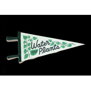 CMYK Triangle 300D Felt Pennant Flag Promotion Advertising